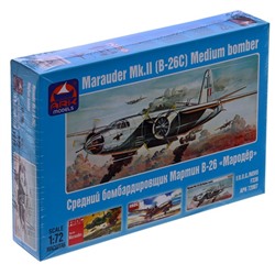 Сборная модель-самолёт «Средний бомбардировщик Мародёр» Ark models, 1/72, (72007)