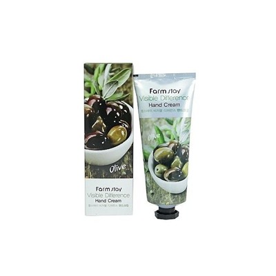 Farm Stay Крем для рук с маслом оливы / Visible Differerce Hand Cream Olive, 100 мл