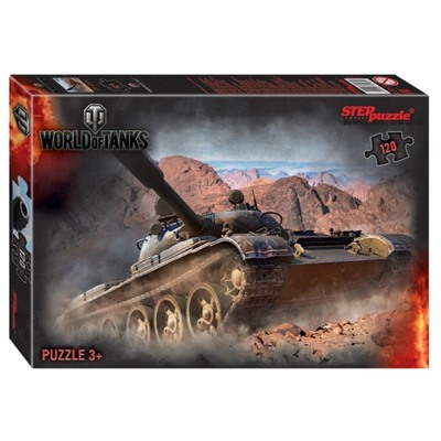 Пазл World of Tanks, 120 элементов, МИКС