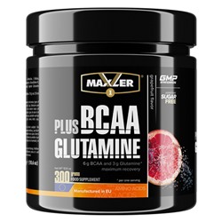 Комплекс аминокислот BCAA+Glutamine со вкусом грейпфрута grapefruit Maxler 300 гр.