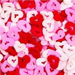 Кондитерская посыпка «Миром правит любовь», красная, белая, розовая, 50 г