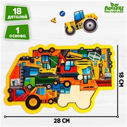 Головоломка «Строительная техника»