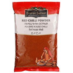 Перец чили молотый острый Red Chilli Powder Bharat Bazaar 400 гр.