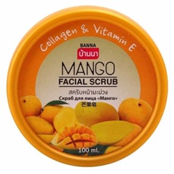 Banna Скраб для лица с экстрактом манго / Mango Facial Scrub, 100 мл