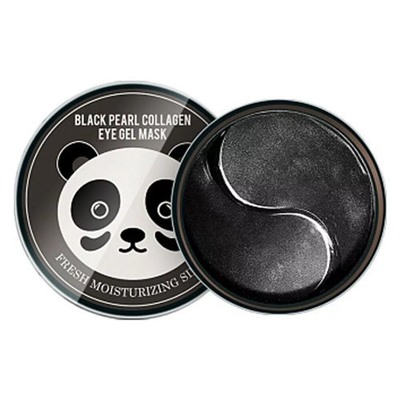 Гидрогелевые патчи с экстрактом черного жемчуга Black Pearl Collagen Eye Gel Mask