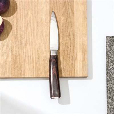 Нож Veral, овощной, 8,5 см, дамасская сталь