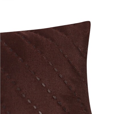 Подушка декоративная Экономь и Я, цвет коричневый, 40х40 см, 100% п/э