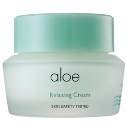 Крем для лица успокаивающий с алоэ вера Aloe Relaxing Cream It's Skin 50 мл.