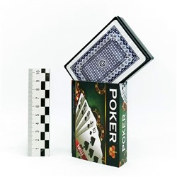 Карты игральные пластиковые Poker(P-025 Poker/пластиков.бокс)(54листа)