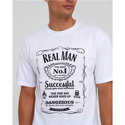 Футболка мужская KAFTAN Real man размер 48