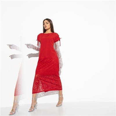 Платье Роскошь изящества (passion red)