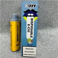 Электронная Сигарета FIZZY DISPOSABLE E-CG (1600 ЗАТЯЖЕК) Арбуз Киви Жвачка