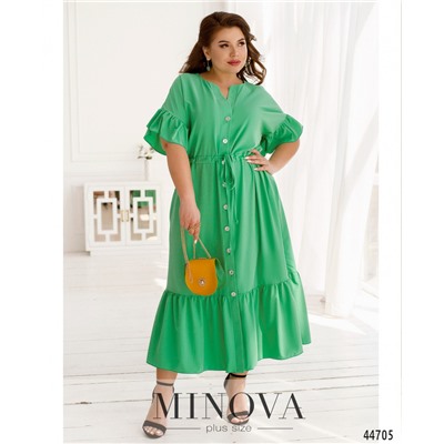 Платье №8-293-зелёный