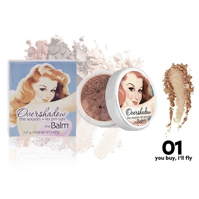 Минеральные тени для век THE BALM OVERSHADOW, тон 01 YOU BUY, I’LL FLY