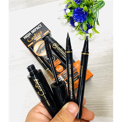 Набор 3в1 High Impact Cuzling mascara Тушь + подводка + лайнер