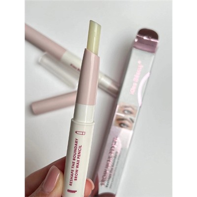 Kiss Beauty Brow Wax Pencil Натуральный воск для бровей + щеточка,1.2гр