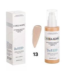 Тональный крем Enough Collagen Whitening Moisture Foundation SPF 15 100ml Тон 13