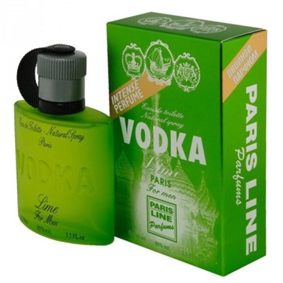 Туалетная вода мужская Vodka Lime Intense PerfumeD, 100 мл