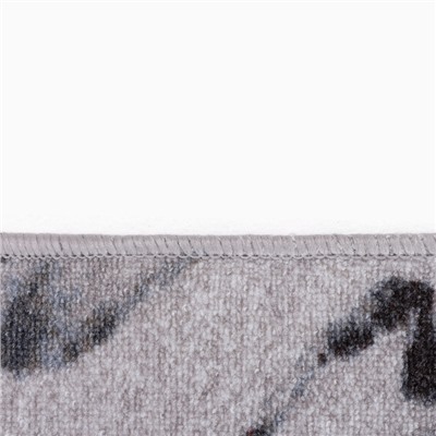 Палас Остин 90/48 150х200 цвет серый, ПА100%, войлок