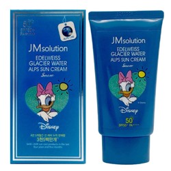 Jmsolution Охлаждающий солнцезащитный крем SPF50+/PA++++ / Edelweiss Glacier Water Alps Moist Suncream Snow Disney Daisy Duck, 50 мл