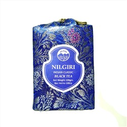 Чай чёрный листовой в шёлковом мешочке Nilgiri Indian Classic Black Tea 100 гр.