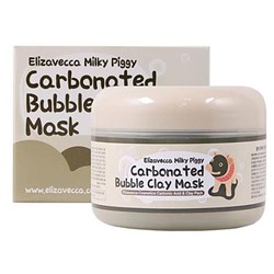 Маска для лица глиняно-пузырьковая - Milky piggy carbonated bubble clay mask Elizavecca 100 гр.