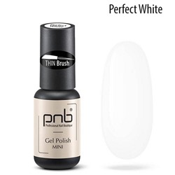 Гель-лак с кистью для френча Perfect White PNB 4 мл