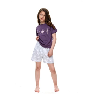 Костюм  для девочки(футболка, шорты)