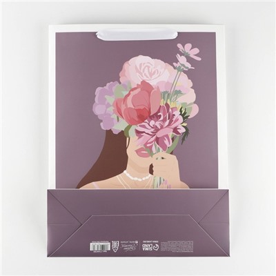 Пакет ламинированный вертикальный «С любовью», L 31 × 40 × 11,5 см