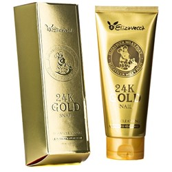 Пенка для умывания МУЦИН УЛИТКИ/ЗОЛОТО 24K Gold Snail Cleansing Foam Elizavecca 180 мл