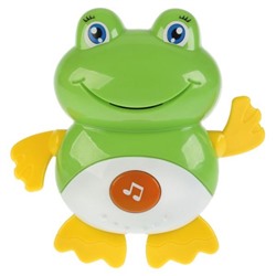 Игрушка для купания «Лягушка» 15 стихов/потешек,учим звуки и голоса животных А.Барто»