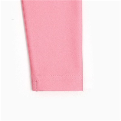 Купальник детский (лонгслив, шортики и панамка) Крошка Я "Лео", рост 86-92 см, цвет розовый