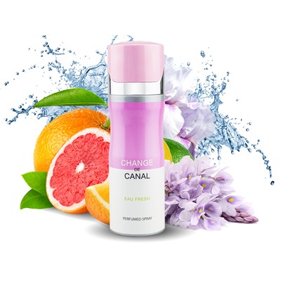 Спрей-парфюм для женщин Fragrance World Change De Canal Eau Fresh, 200 ml