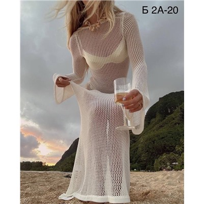 Шикарные пляжные платья туники 😍 Качество супер 🙌🏻 Размер:S,M,L Длина:128-132см