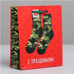 Пакет ламинированный вертикальный «Защитнику!», S 12 × 15 × 5,5 см