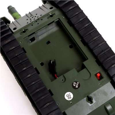 Танк радиоуправляемый Т90, работает от аккумулятора, стреляет ВВ пулями, цвет зелёный