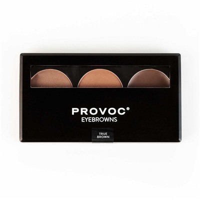 Provoc Набор теней для бровей 03 True Brown