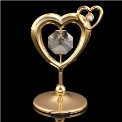 Сувенир «Сердце», 5,5х4х3 см, с кристаллами