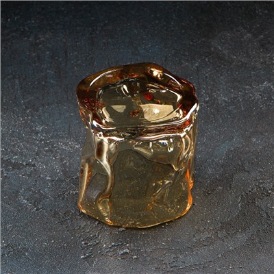 Стакан стеклянный Magistro IceBar. Gold, 250 мл, цвет золотой