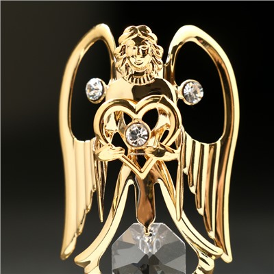 Сувенир «Ангел», 3,5×3,2×6,5 см, с кристаллами