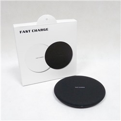 ЗУ беспроводное Fast Charge цв.черный(для телефонов с функцией беспроводной зарядки,коробка)