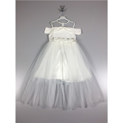 Нарядное платье для девочки (белое) TRP1869