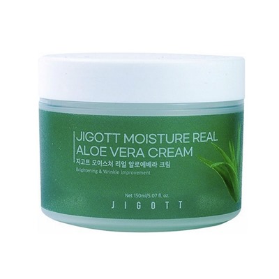 Jigott Крем для лица с экстрактом алоэ / Moisture Real Aloe Vera Cream, 150 мл