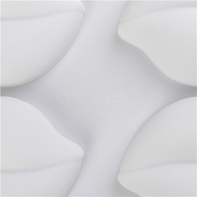 Форма для муссовых десертов и выпечки Доляна «Рандеву», 29,5×17,2×2 см, 8 ячеек, 6,5×6,3 см, силикон, цвет белый