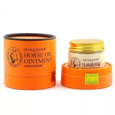 Крем для Лица Bioaqua Увлажняющий  Horse Oil Ointment 80g.