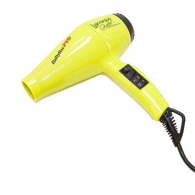 BaByliss Профессиональный фен / Luminoso Giallo Ionic, желтый, 2100 Вт