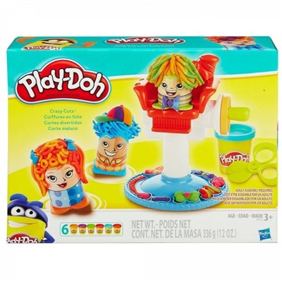 Набор для лепки из пластилина Play-Doh Сумасшедшие прически (7750)