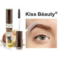 Гель для ресниц и бровей с Муцином улитки Kiss Beauty, 14 ml