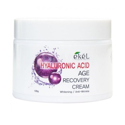 Ekel Крем для лица с гиалуроновой кислотой / Age Recovery Cream Hyaluronic Acid, 100 мл