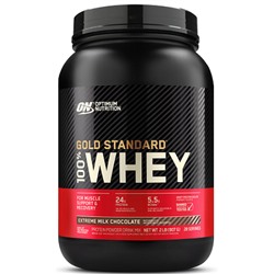 Протеин сывороточный со вкусом шоколада Gold Standart Whey extreme milk chocolate Optimum Nutrition 908 гр.